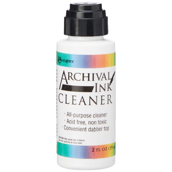 Ranger Archival Ink Cleaner, 3.6 x 3.6 x 10 cm, Transparent