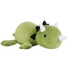 SQEQE Weighted Dinosaur Plush, Anxiety Stuffed Animals, Dinosaur Plushie Dino Throw Pillows for Kids Adults Green 9.8 Inch, 0.8 lbs
