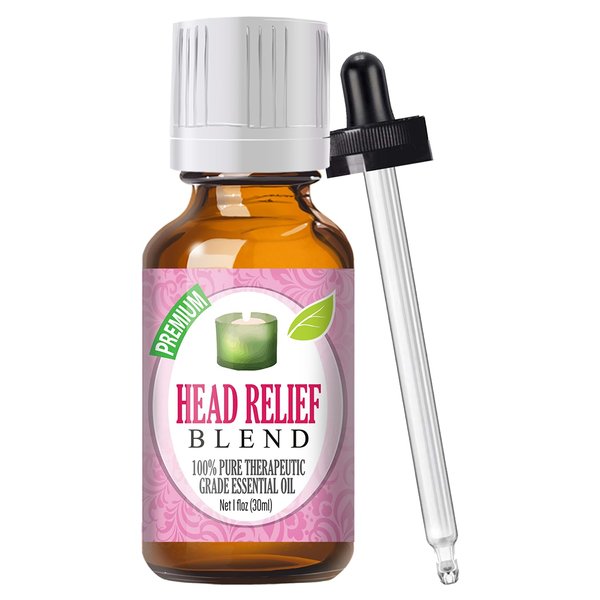 Healing Solutions Head Relief Blend Essential Oil - 100% Pure Therapeutic Grade - 30ml - Aromatherapy Oils