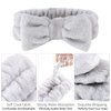 6 Pcs Spa Headband Face Wash Headband and Wristband Set, Microfiber Wrist, Wrist Wash Bands, Skincare Headbands Makeup Headband with Wristband Set, Hair Headband Face Wash Wristbands for Washing Face