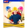 24 Pcs Construction Themed Party Supplies Include 12 Pcs Construction Party Hats and 12 Pcs Tote Bags for Kids Construction Party Goodie Bags Dress Up Favors