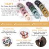 TIZZYT Hair Ties, 18 Pack Women Elastic Hair Ties, No Crease Spiral Hair Ties,Ponytail Hair Band Without Crease, Strong Stretching Force, Suitable For Women And Children With Thick Or Thinning Hair