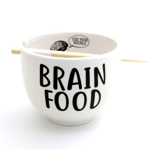 Brain Food, Use Your Noodle Chopstick Bowl