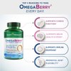 Purity Products OmegaBerry Fish Oil with Vitamin D3 and Organic Acai - 1250mg Concentrated Molecularly Distilled Ultra Pure Omega-3 Fish Oil, 500mg DHA + 650mg EPA - 60 Soft Gels - 30 Day Supply from
