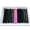 15 Rows Fluffy Cluster Lashes 60D+80D+100D Natural Thick Eyelash Clusters D Curl Individual Lashes DIY Eyelashes Extension (14Rows 80P100P)