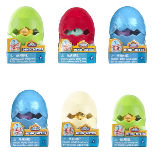 Dino Ranch 6 Bundle Pack Dino-Mite Blinds - Six 2.5” Egg Collectible Figures - Toys for Kids Featuring Your Favorite Pre-Westoric Ranchers