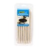 SEACHOICE Double-Braid 1/2 x 15' Nylon Dock Line, Gold/White