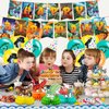 Wings of Fire Birthday Party Decoration, Include Wings of Fire Birthday Banner, Table Centerpieces, Cake Topper, Latex Balloons for Dragon Theme Kids Birthday Party Supplies Baby Shower