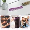 2PCS Detangling Hair Comb for Women, 2-Sided Plastic Hairstyle Comb With Wide and Fine Teeth, All-Purpose Hair Comb for Thin, Thick, Curly, Straight Hair - For Men & Women Combing, Hairstyling