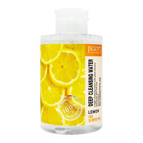 Jigott - Lemon Deep Cleansing Water 17.92FL OZ/530ml