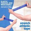 Self Adherent Cohesive Wrap Bandages - (Pack of 6 Rolls) 1 Inch X 5 Yards with Strong Elastic and Colorful First Aid Tape for Sprain Swelling and Soreness on Wrist and Ankle (Rainbow Color)