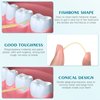 EXCEART 1000pcs Disposable Interdental Brushes Portable Plastic Toothpicks Oral Hygiene Cleaner Stick Oral Gingival Dental Toothpicks Dental Flosser Pick (Random Color)