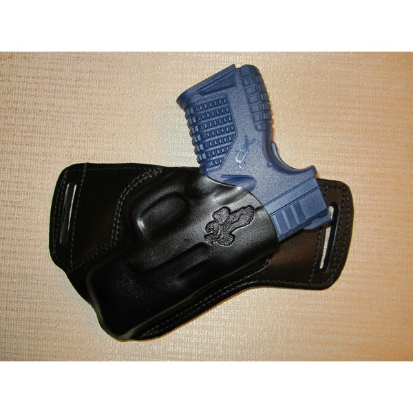 Fits XDS 3.3 9 & 45 Cal. Leather,SOB,OWB Belt Holster, R Hand,Ultra Slim Design