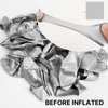 PartyWoo Metallic Silver Balloons, 101 pcs 12 Inch Silver Metallic Balloons, Silver Balloons for Balloon Garland or Arch as Wedding Decorations, Birthday Decorations, Party Decorations, Silver-G102