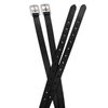 Paris Tack Schooling English Stirrup Leathers for Daily Use with One Year Warranty (60" (Extra Long), Black)