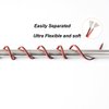 16awg Silicone Electrical Wire 2 Conductor Parallel Wire line 50ft [Black 25ft Red 25ft] 16 Gauge Soft and Flexible Hook Up Oxygen Free Strands Tinned Copper Wire