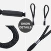 Bungee Dock Line Mooring Rope for Boat 4ft Black 4 Pack