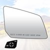 Youxmoto Passenger Right Side Mirror Glass Replacement for 2007-2016 GMC Acadia/Chevy Traverse/Saturn Outlook, with Backing Plate Heated Glass, Replaces ‎15951928, 25990004
