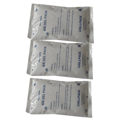 Chill Pack Diabetic/Medication Travel Cooler Case, Ice Gel Pack Replacement, Pack of 3