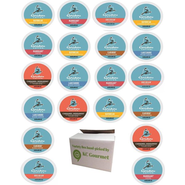 Caribou Coffee K Cups Variety Pack - 24 Count / 6 Varieties