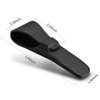 2 Pack Silicone Razor Travel Case for Most Manual Razor Safety Razor Cover Compatible with Gillette Razor Parker Razor Merkur Razor (Blue+Black)