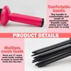 FERCAISH 2Pcs Styler for Curly Hair, Shaggy Curly Hair Styling Tool - Straightening Iron Curl Straightener, Hair Curling Roll Comb