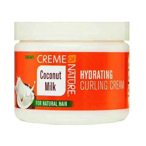 Creme of Nature Hydrating Curling Cream, Coconut Milk Detangling and Conditioning Formula for Normal Hair, 11.5 Oz