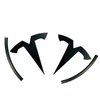 Powlamks 3D Metal Emblem Sticker for Model Y, 2Pcs - Front Hood Badge Decal & Rear Trunk Logo (Matt Black