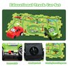Puzzle Track Car Play Set - DIY Car Tracks Children's Educational Puzzle Board with Electric Vehicle Toy for Toddler Boys Kids Gift (FOREST-16PCS)