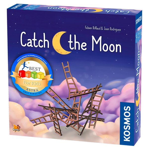 Thames & Kosmos Catch The Moon, Whimsical Ladder-Stacking Game, Family Games for Game Night, Games for Adults and Kids, for 1 to 6 Players, Age 8+