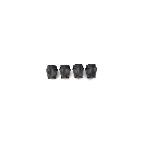 Black Air Filter Pod - 54mm - Set of 4 - Fits Honda CB650/750/900/1000/1100