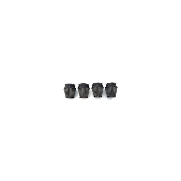 Black Air Filter Pod - 54mm - Set of 4 - Fits Honda CB650/750/900/1000/1100