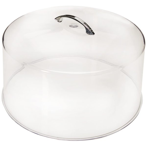 Winco, Clear CKS-13C Round Acrylic Cake Stand Cover, 12-Inch, 1 Pack