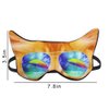 (Pack of 2) 3D Cat Dog Animal Sleep Eye Mask Night Shades for Sleeping Travel Home Office Funny Blindfold for Girls Kids Men Women