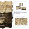 DOORES Clip in Hair Extensions Real Human Hair, Balayage Dark Brown to Chestnut Brown 24 Inch 9pcs 150g, Extensions Human Hair Clip in Remy Hair Extensions Natural Hair Extensions Thick Straight