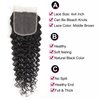 Aatifa Deep Wave Bundles with Closure 9A 100% Unprocessed Virgin Human Hair Deep Wave Bundles with Closure 4x4 Free Part Lace Closure and Bundles Human Hair Extensions (22/24/26+20 Inch)
