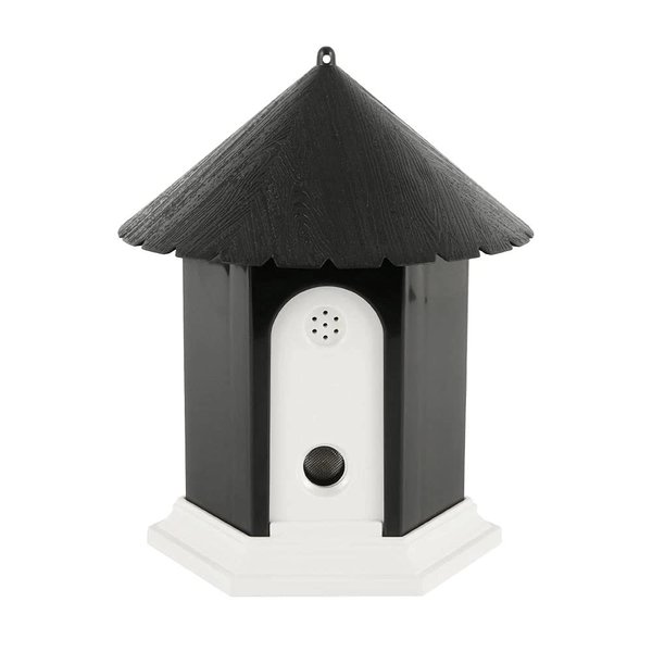 YC° Outdoor Bark Control Device, Anti Barking Device, Ultrasonic Stop Dog Bark Deterrents with Adjustable Ultrasonic Level Control Sonic Bark Deterrents Up to 50 Ft Range Safe for Dogs
