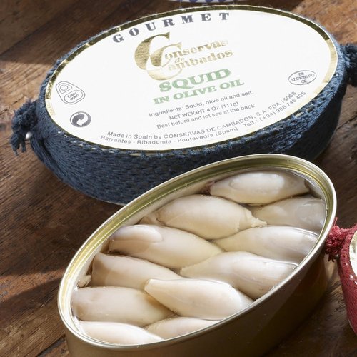 Conservas de Cambados Chipirones - Squid in Olive Oil (4 oz/111g tin)