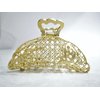 Generic Gold butterfly mesh metal hair claw clip jaw clip