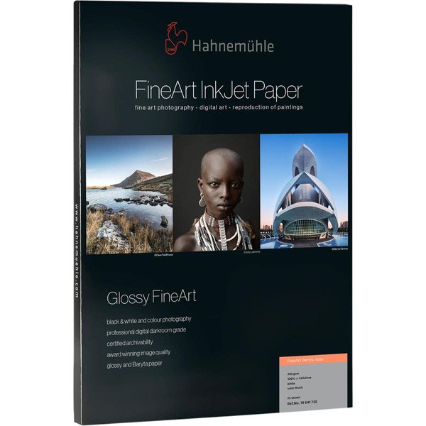Hahnemuhle 8.5 x 11" FineArt Baryta Satin Paper (25 Sheets)