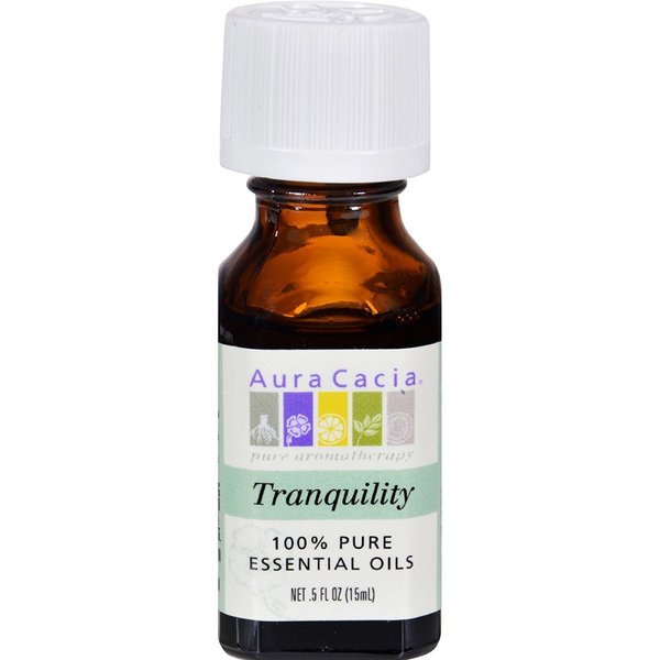 Aura Cacia 100 Percent Pure Tranquility Essential Oil Blend, 0.5 Ounce - 6 per case