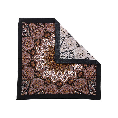 Sunshine Joy India Star Bandana Orange and Grey