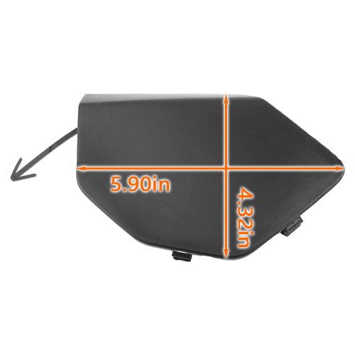 GoaMotors Front Bumper Tow Hook Cover 622A0-6MR0H Fit for Nissan Rogue Sport 2020 2021 2022 2023