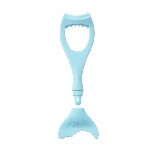 KUNFOWL 3 in 1 Mascara Shield Applicationlicator Guard, Silicone Eyelashes Tools, Blue Eyelash Separator Tool Upper and Lower Eye Lash Mascara Tool Guard for Girls and Women