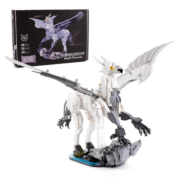 Ideas Harry Hippogriff Collectible Building Block Set，Compatible with Lego Animals，STEM Magical Potter Creature Creative Toy for Movie Fans and Kids Birthday Gift for Boys Girls Ages 8+ 698PCS.