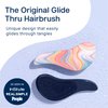Crave Naturals Glide Thru Detangling Brush for Adults & Kids Hair - Detangler Natural, Curly, Straight, Wet, Dry Hairbrush Men&Women, Little Girl Accessories, Soft Hazy Swirl, 1 count