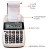 Victor 1205-4 12 Digit Portable Palm/Desktop Commercial Printing Calculator, 1.8" x 4" x 8"