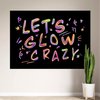 Ralxion Glow in The Dark Party Supplies Neon Party Backdrop Glow Party Supplies and Decorations Let's Glow Backdrop Blacklight Reactive Graffiti UV Blacklight