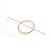 Gold Circle Hair Fork Metal Ponytail Hairpin Retro Hair Stick Minimalist Hair Clip Hair Accessories for Women Girls Long Hair