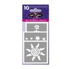 Tattoo Stencil Set: Best of GlitZGlam Temporary Tattoos Stencils Set by GlitZGlam Body Art - HYPOALLERGENIC and DERMATOLOGIST TESTED!
